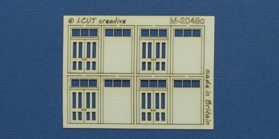 M 20-48c N gauge kit of 4 double doors with square transom type 3